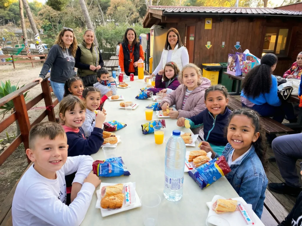 fête d'anniversaire au parc d'aventure Bosc Aventura Salou