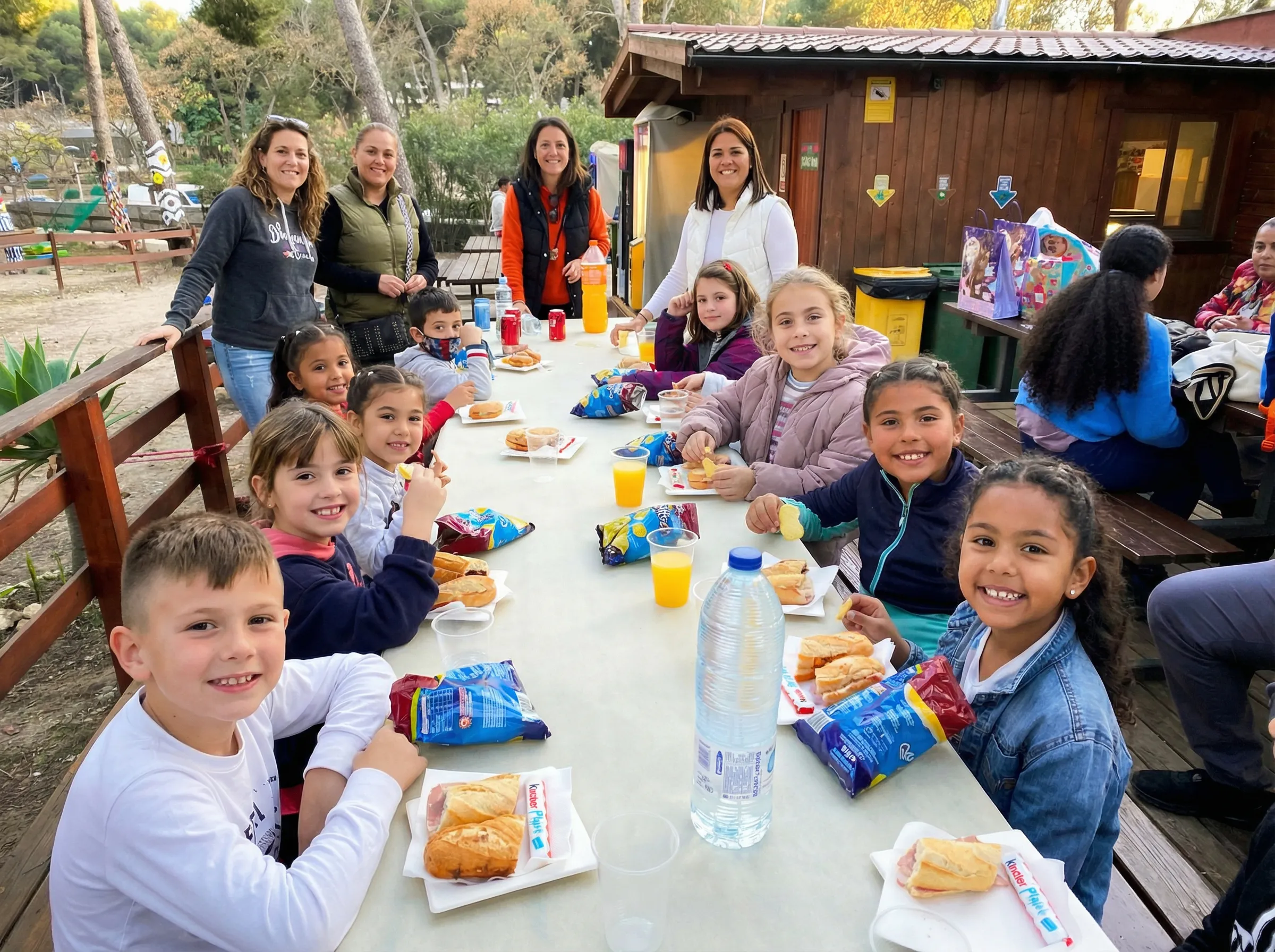 fête d'anniversaire au parc d'aventure Bosc Aventura Salou