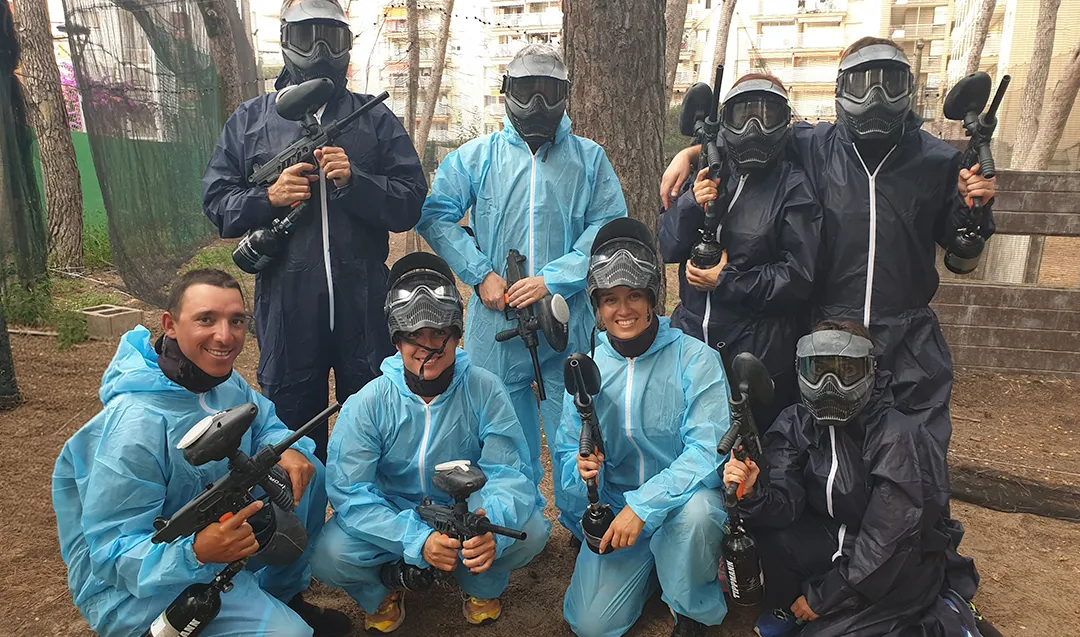 enterrement de vie à Salou avec paintball